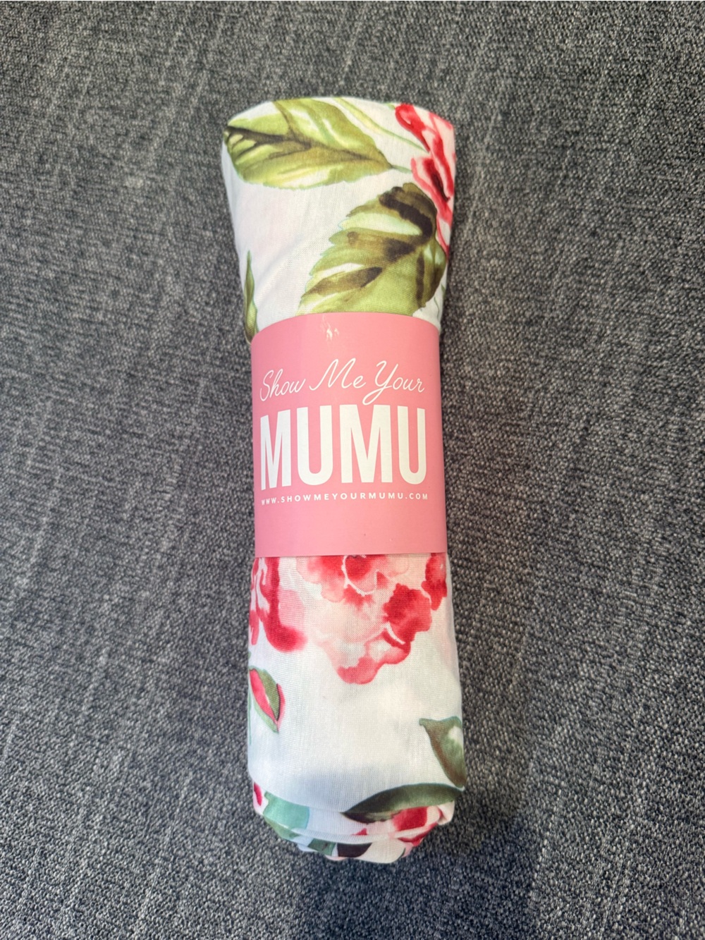 Show Me Your MuMu Floral Robe - White with Pink & Green
